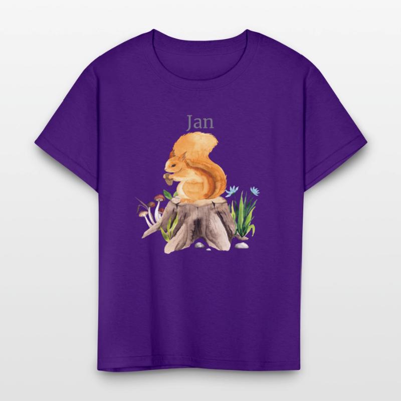 Waldtier Squirrel Flowers Name Jan