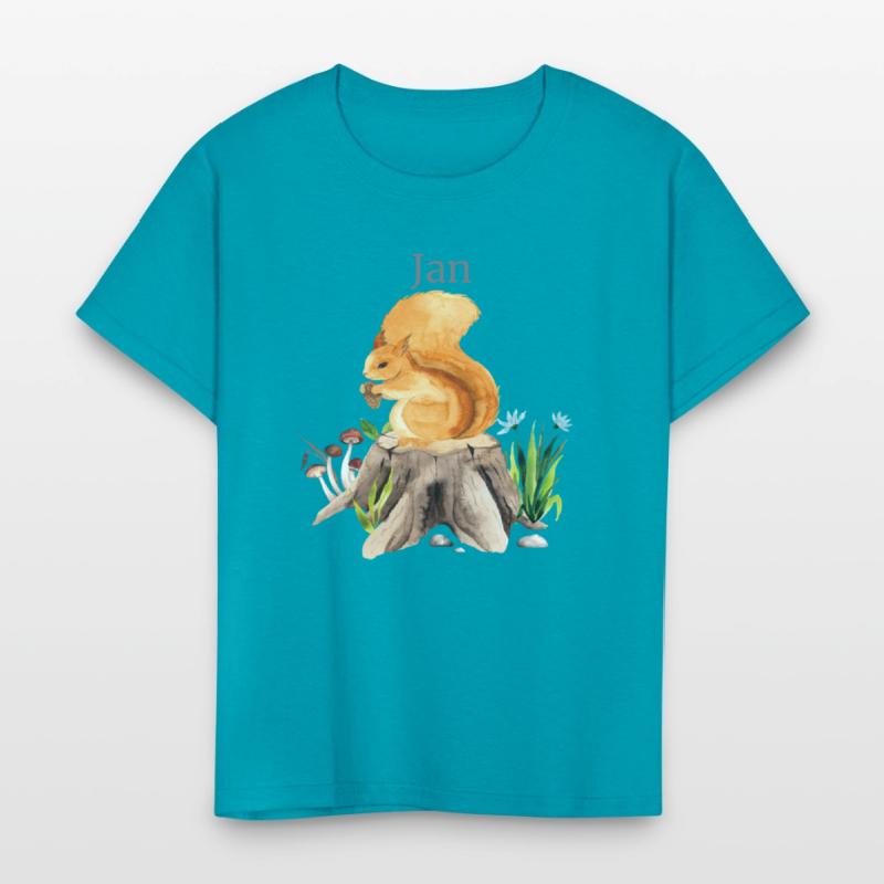 Waldtier Squirrel Flowers Name Jan