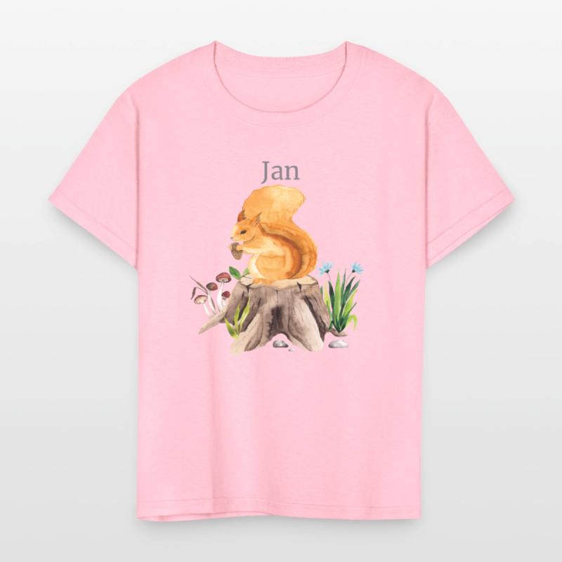 Waldtier Squirrel Flowers Name Jan