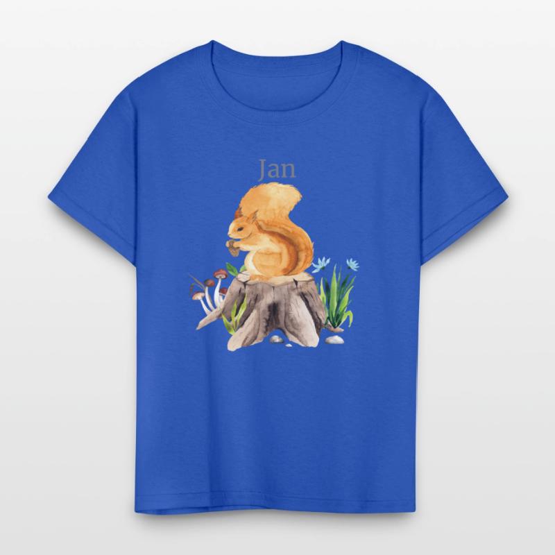 Waldtier Squirrel Flowers Name Jan