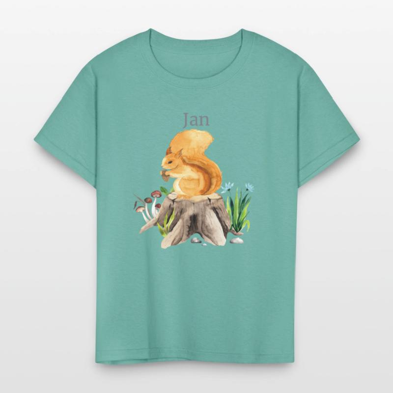 Waldtier Squirrel Flowers Name Jan