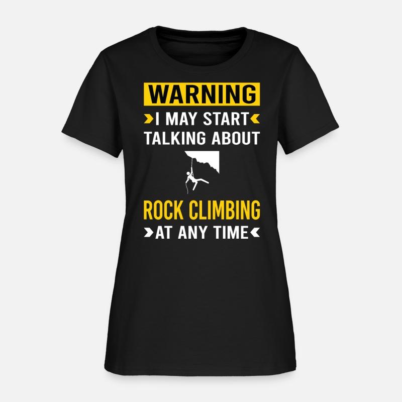 Warning Rock Climbing Climb Climber