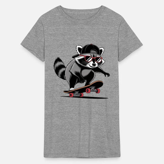 waschbaer raccoon skateboard skate fun animal g