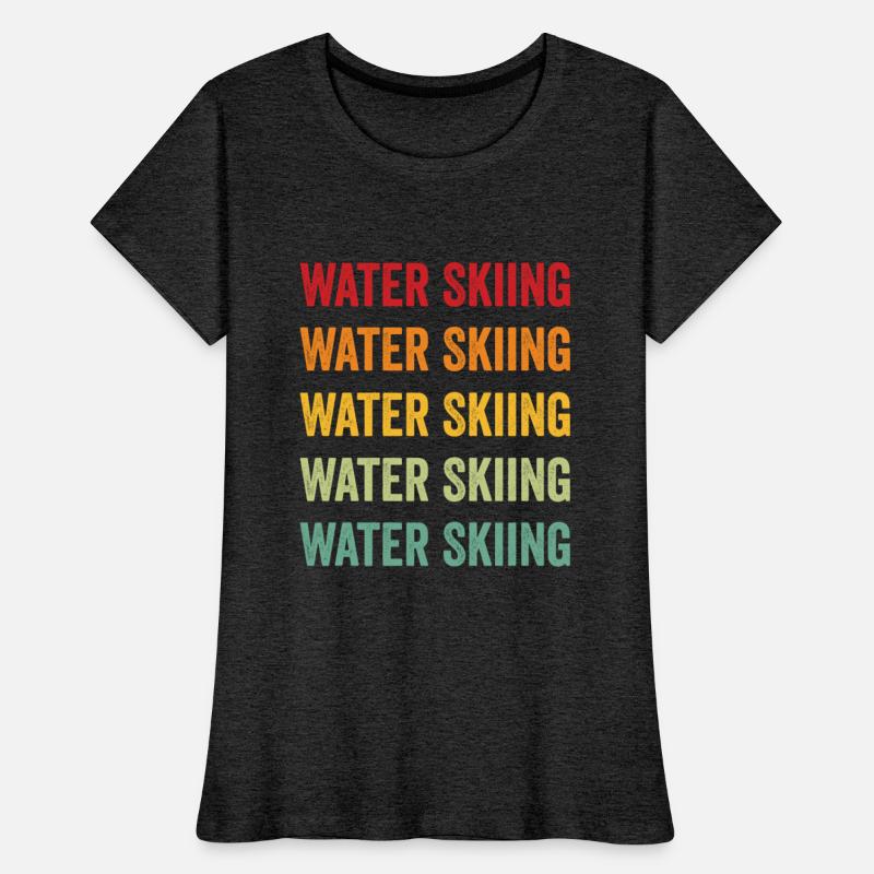 Water Skiing Rainbow Design, Water Skiing Sport Co