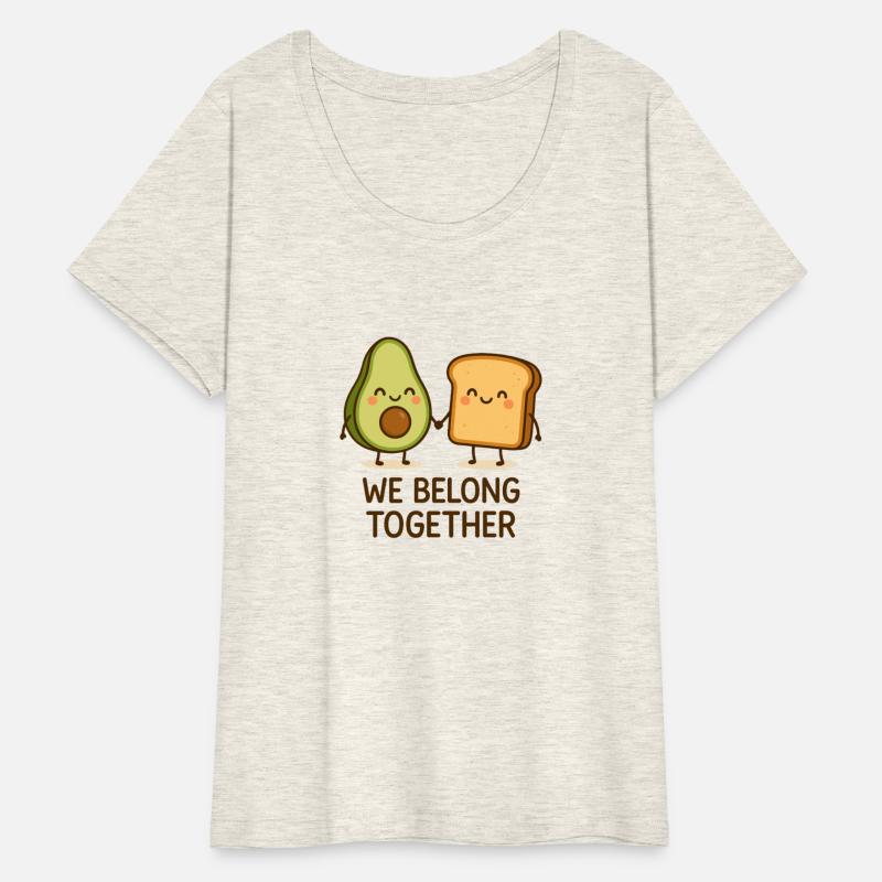 We Belong Together Cute Couple Art for Soulmates