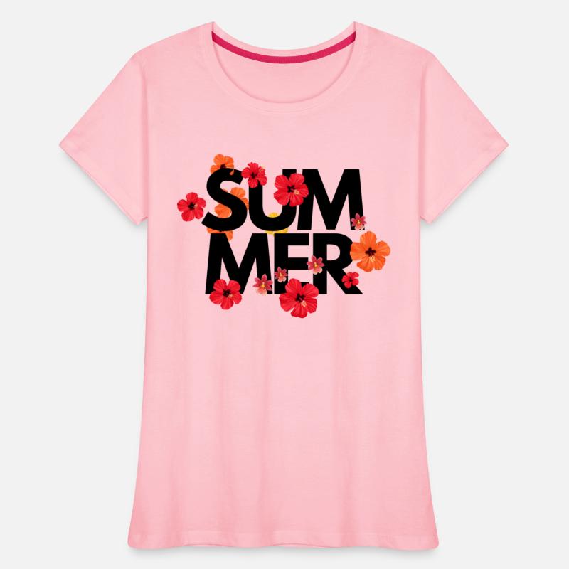 White Illustrated Floral Summer