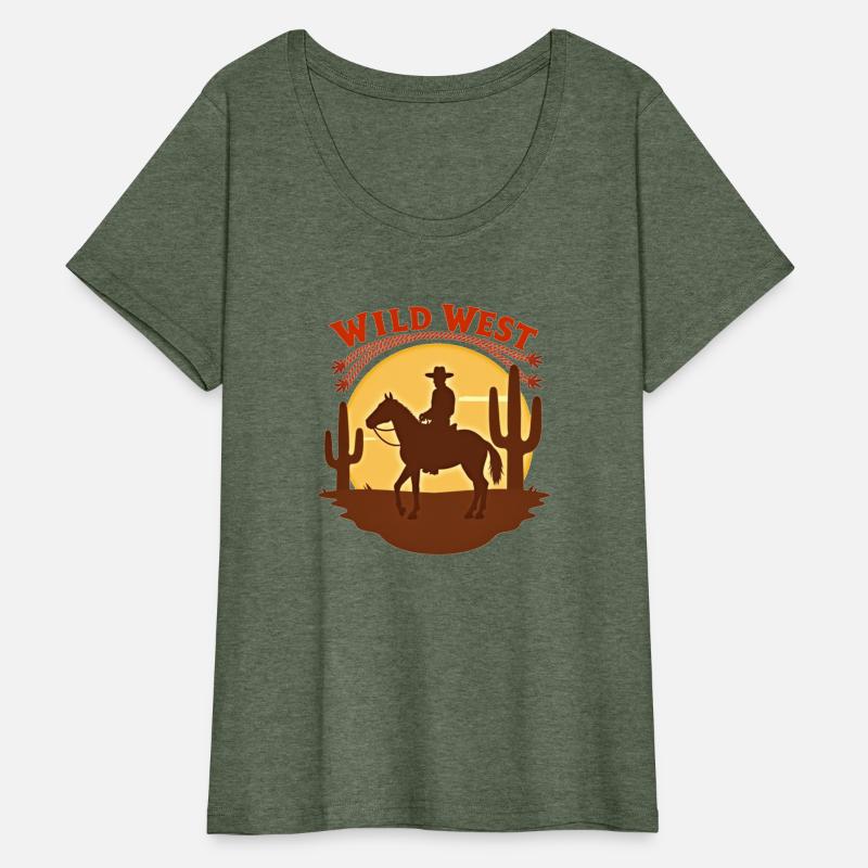 Wild West Cowboy Horse Sunset