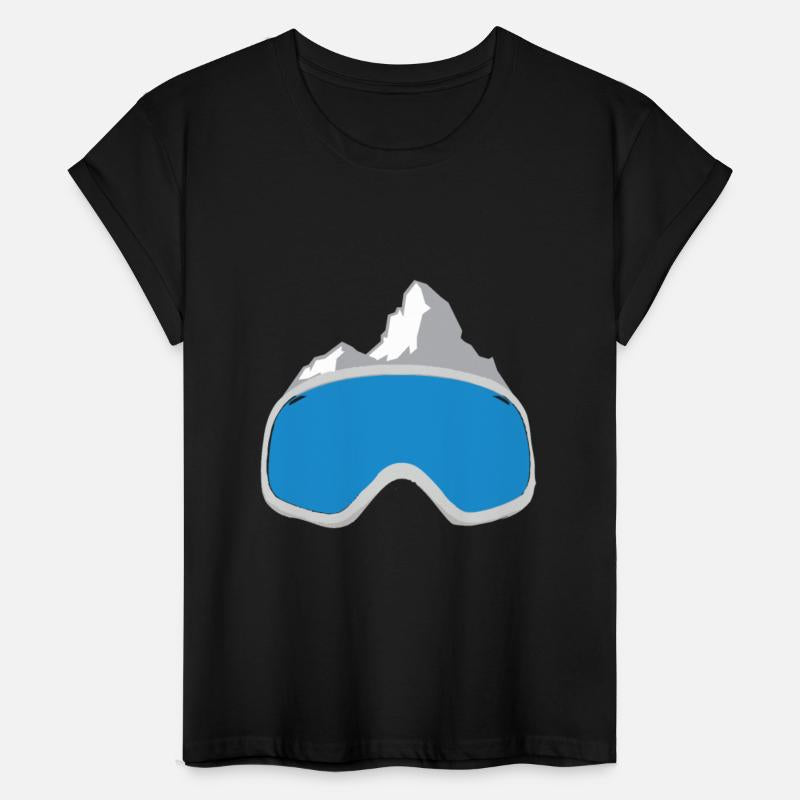 Winter Holiday Ski Goggle Snow Mountains Snowboard