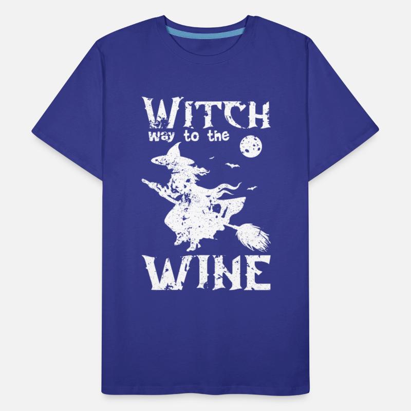 Witch way to the wine.