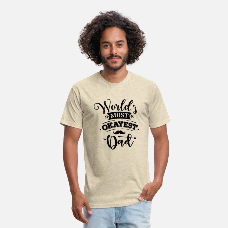 World s most okayest dad T-shirt Design