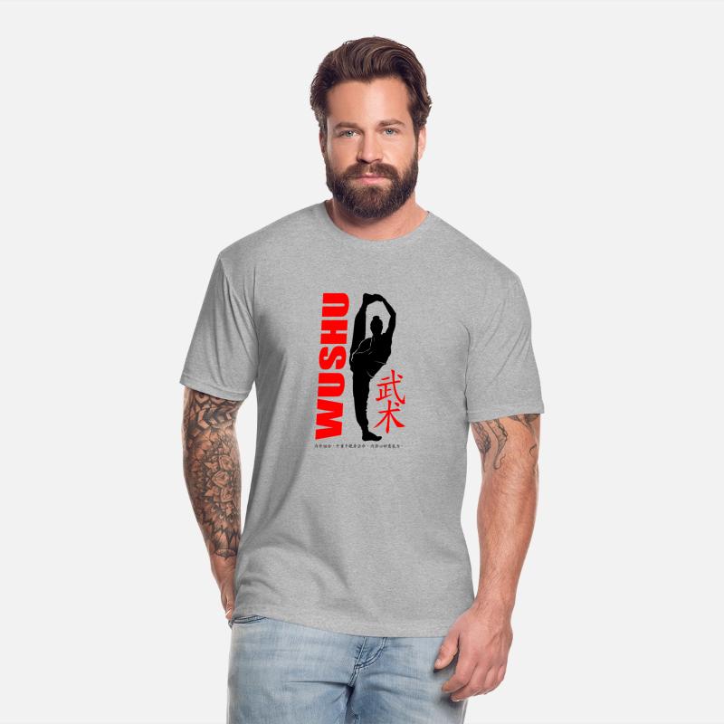 Wushu girl standing and stretch