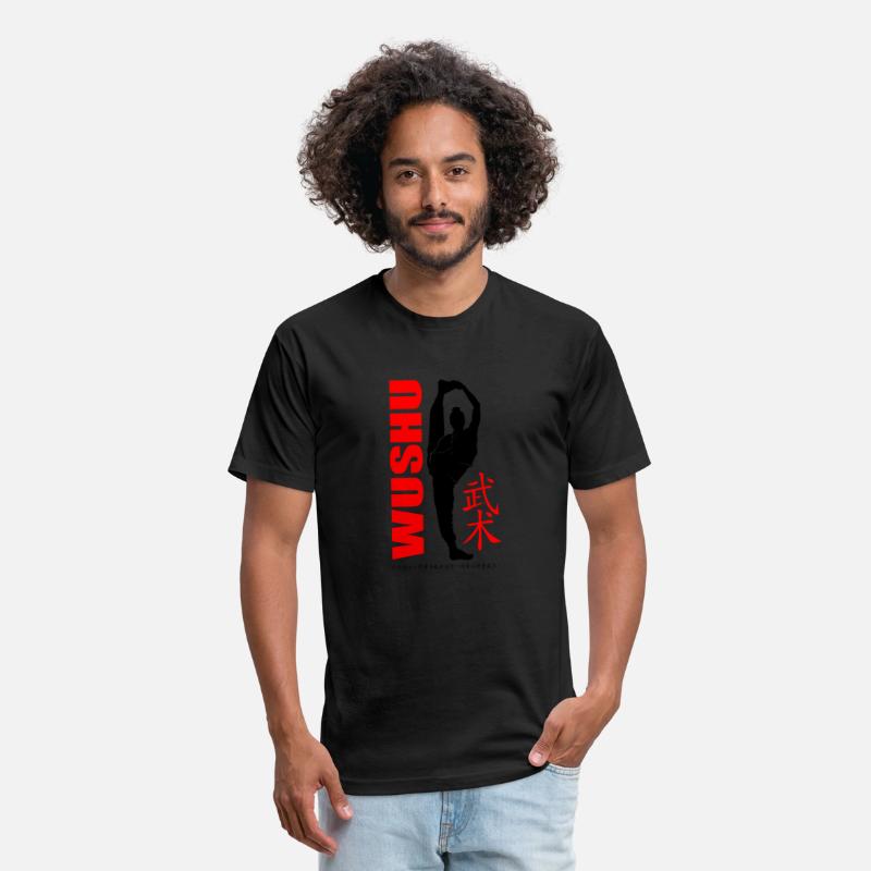 Wushu girl standing and stretch