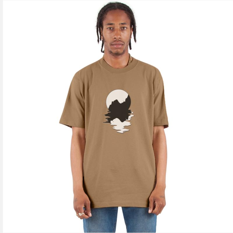 "Ying Yang Face Intertwining" Graphic Design