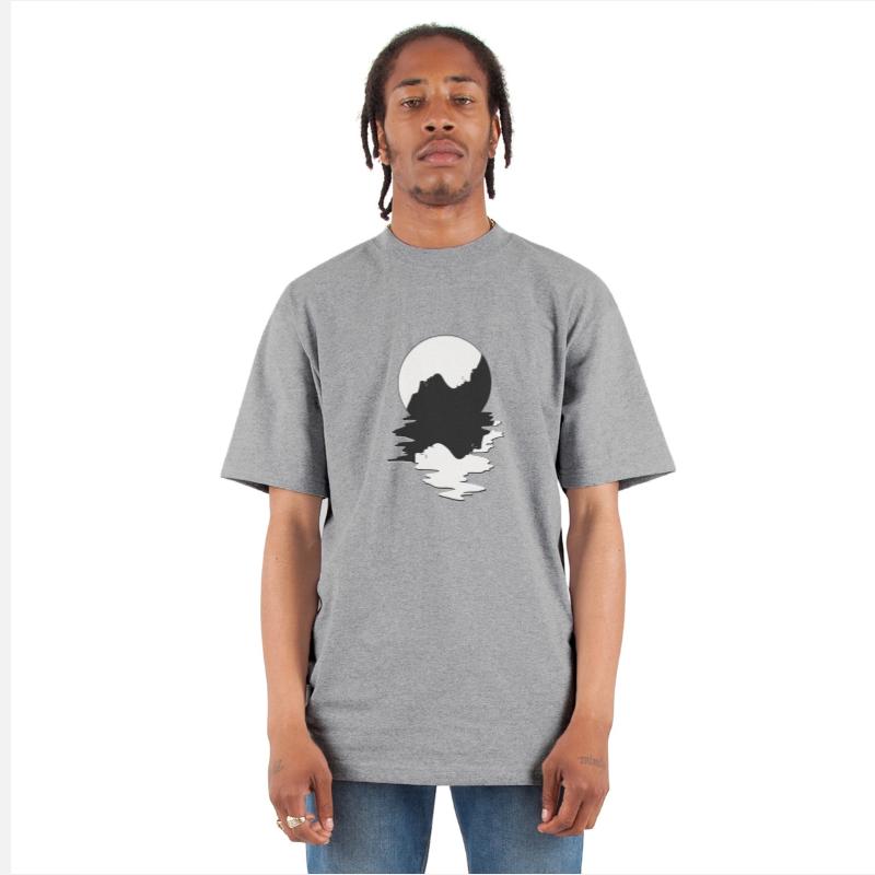 "Ying Yang Face Intertwining" Graphic Design