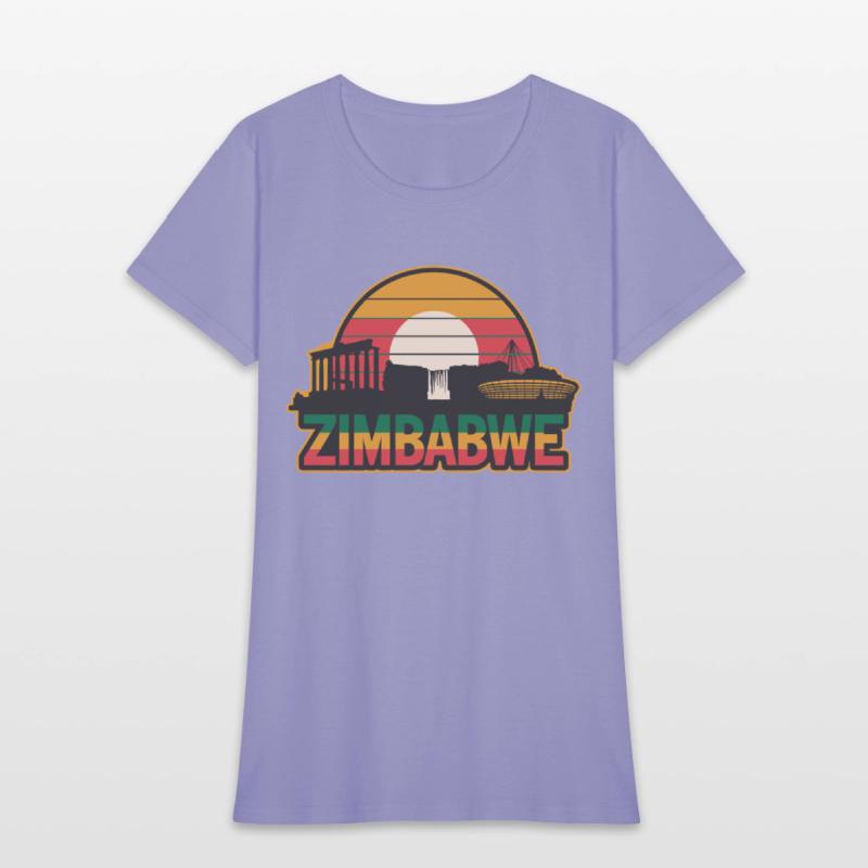 Zimbabwe Heritage Sunset Landscape with Victoria