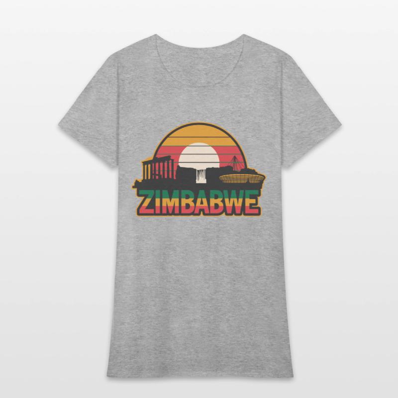 Zimbabwe Heritage Sunset Landscape with Victoria