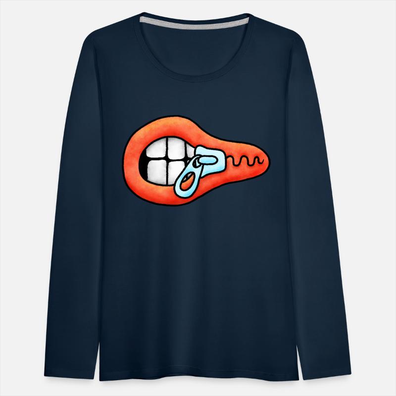 Zipper Mouth Illustration