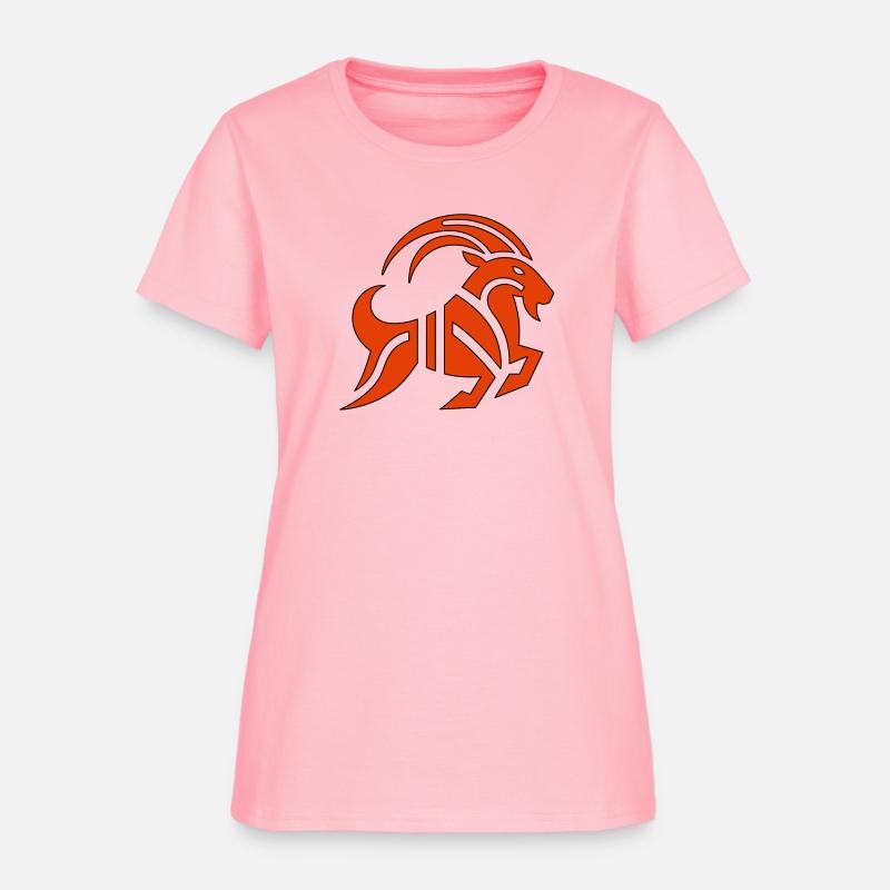 Zodiac Sign Capricorn Goat horned red