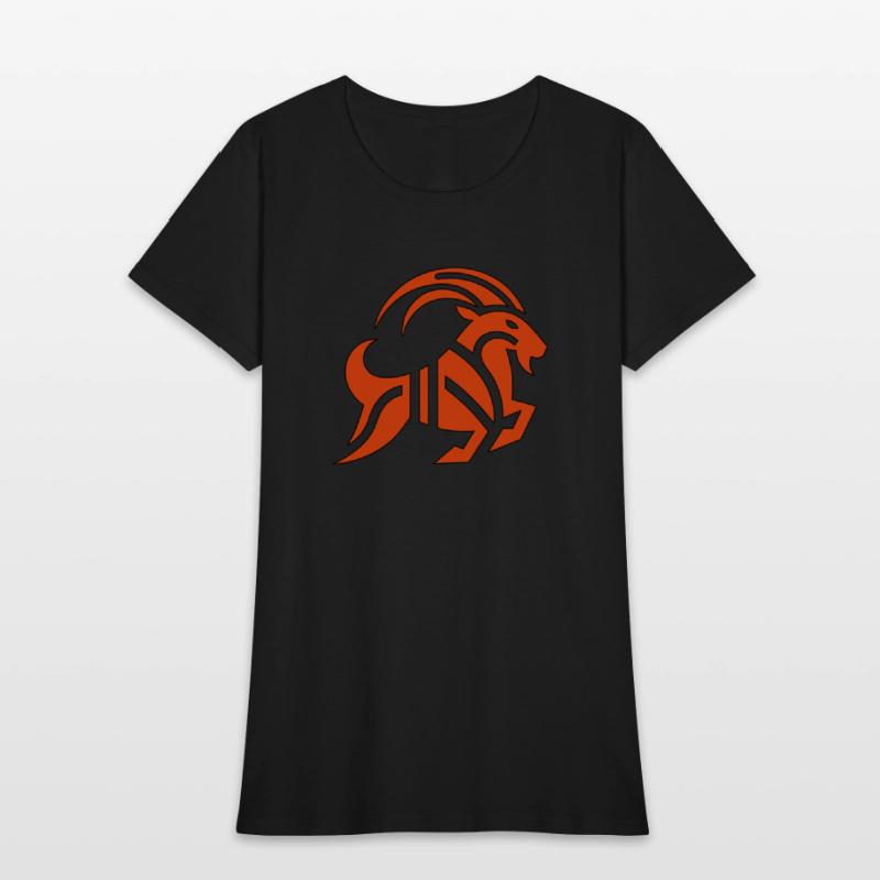 Zodiac Sign Capricorn Goat horned red